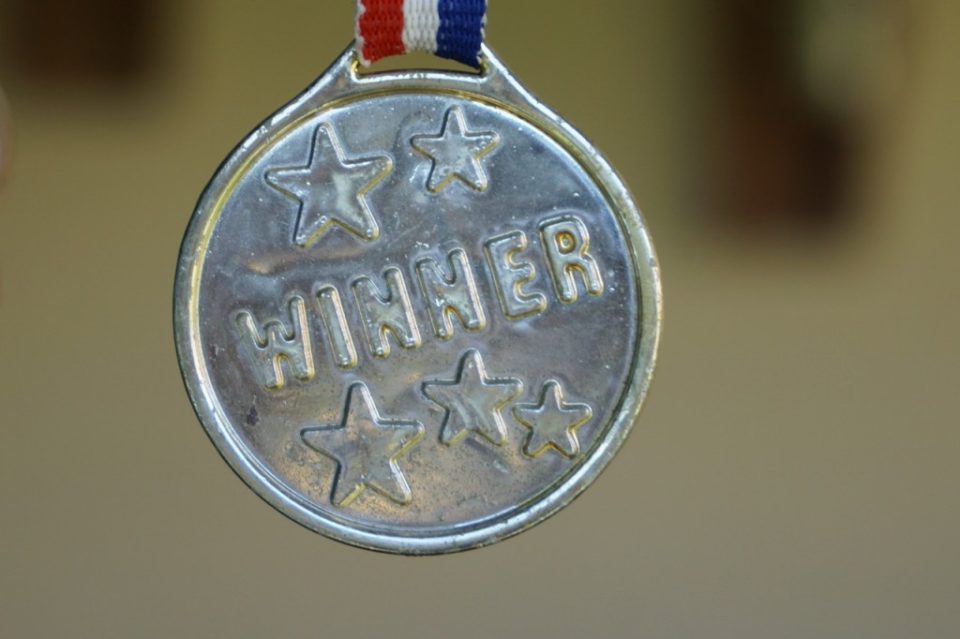 Sports Medal with Winner embossed